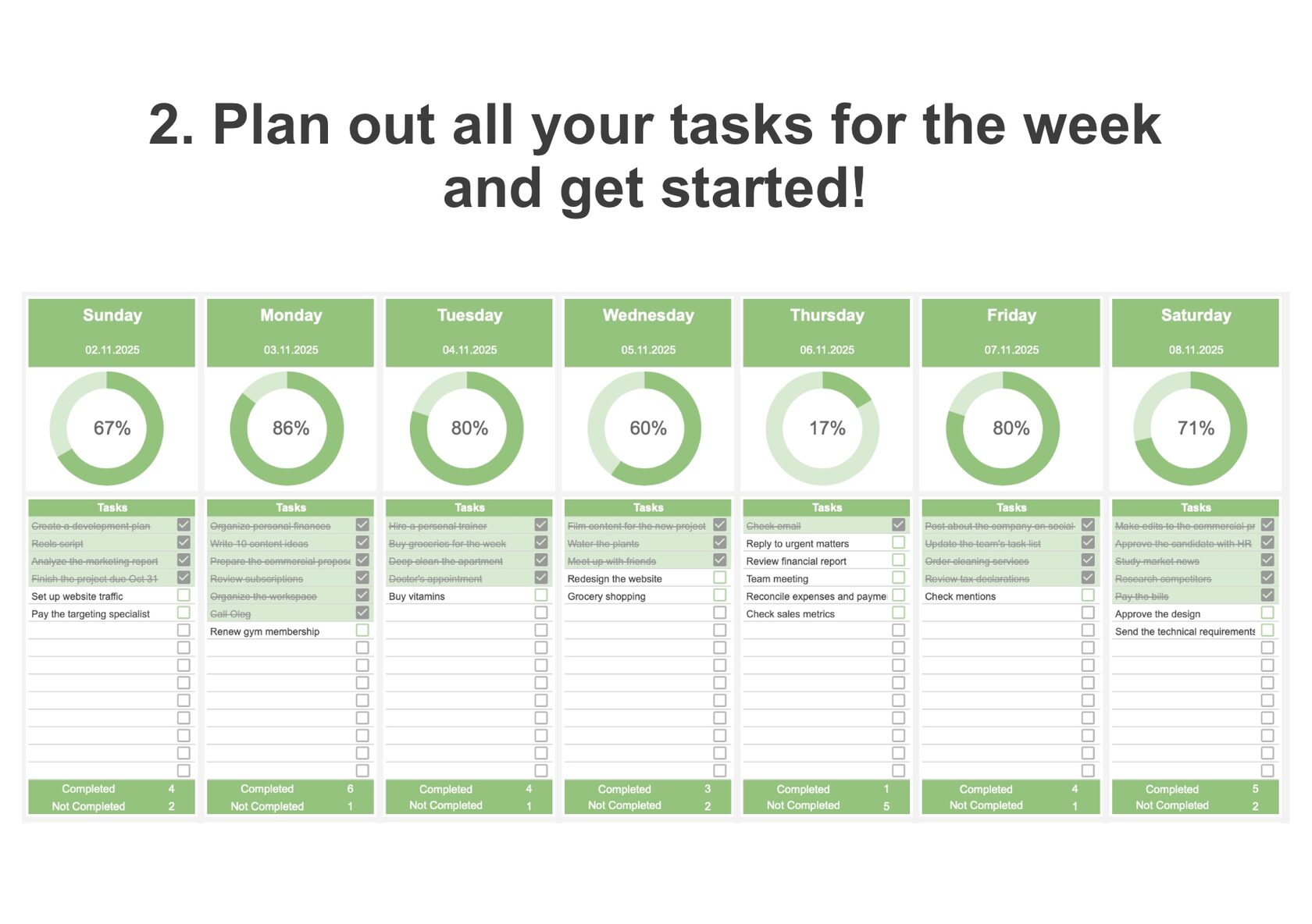 Weekly Planner - Ultimate